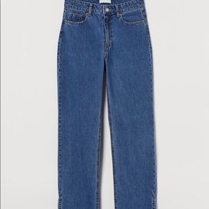H&M Highwaisted denim jeans.